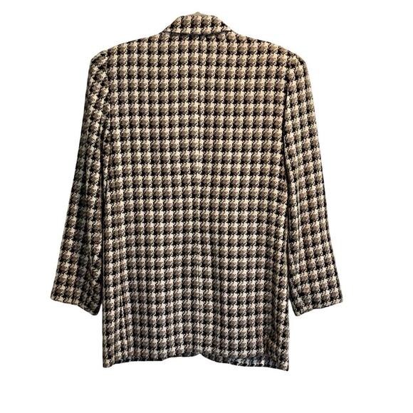 Clichy Blazer Womens Size 6 Plaid 2 button fully lined comfortable - Picture 2 of 5